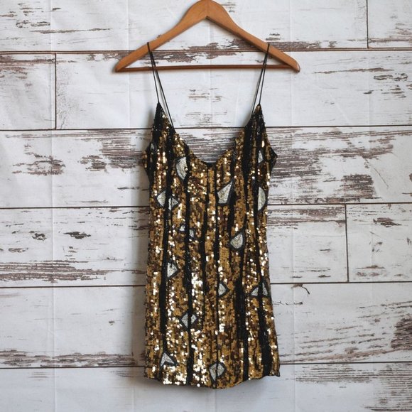 Free People Dresses & Skirts - FREE PEOPLE  Women's Mini Sequin Dress Size 4